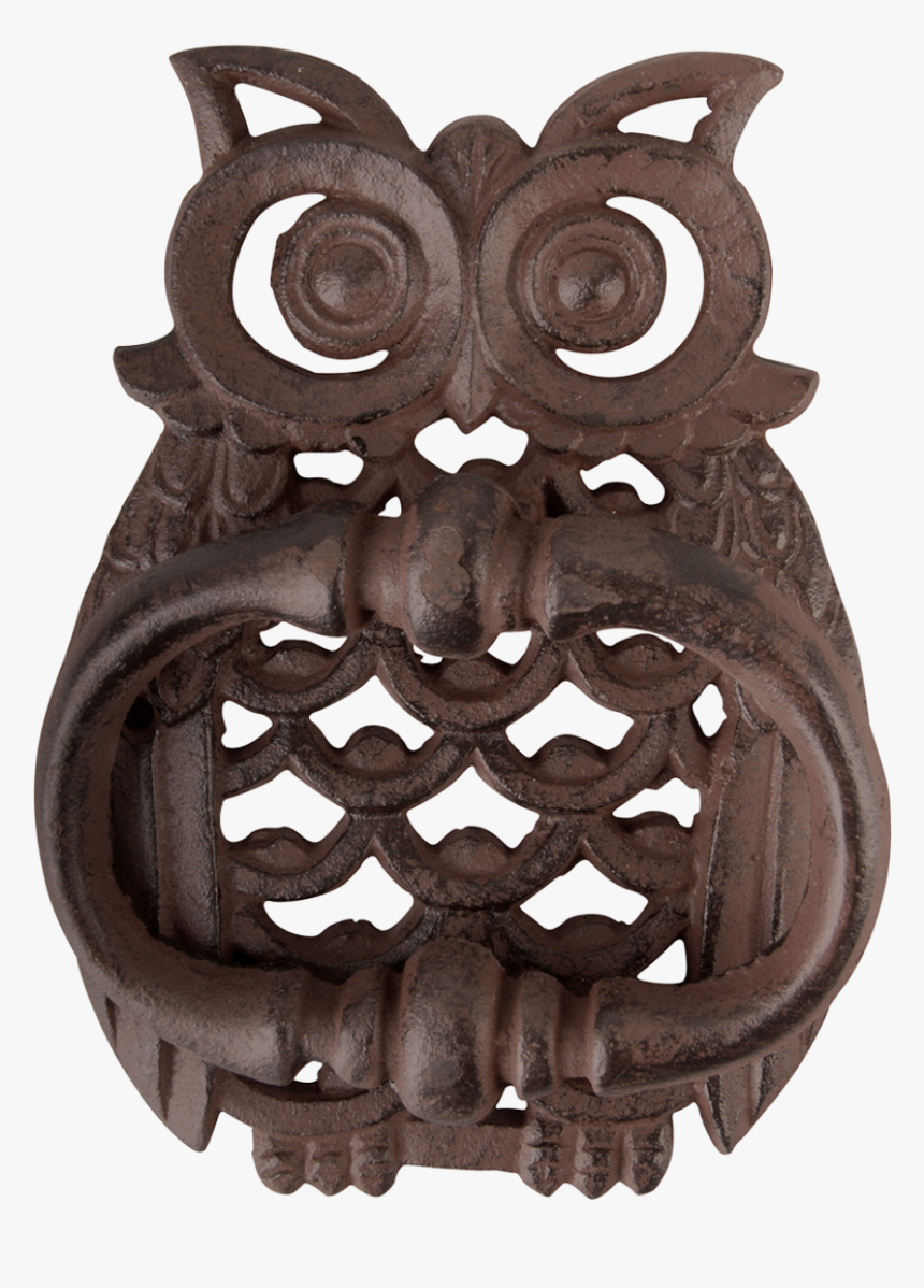Owl Doorknocker - Owl Door Cast, HD Png Download