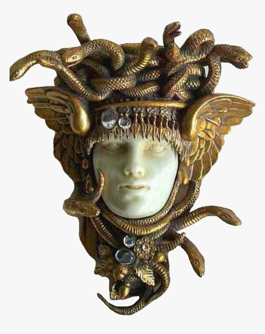 Editing And Png Image - Gold Medusa Brooch, Transparent Png