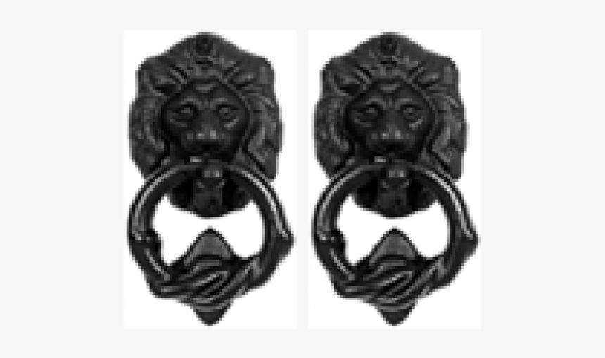 Lion Head Knockers - Earrings, HD Png Download