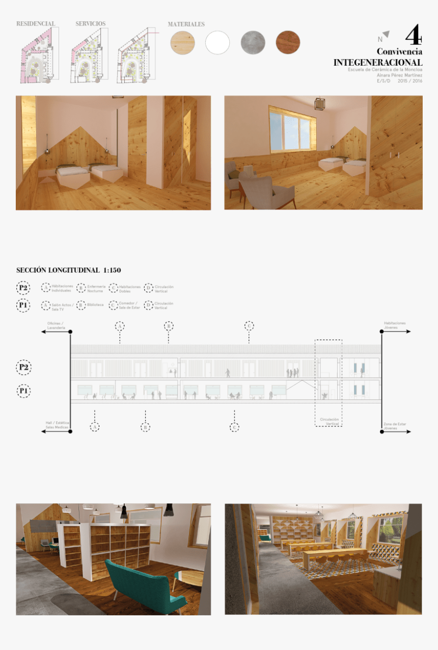 Tfg Centro Intergeneracional - Floor Plan, HD Png Download