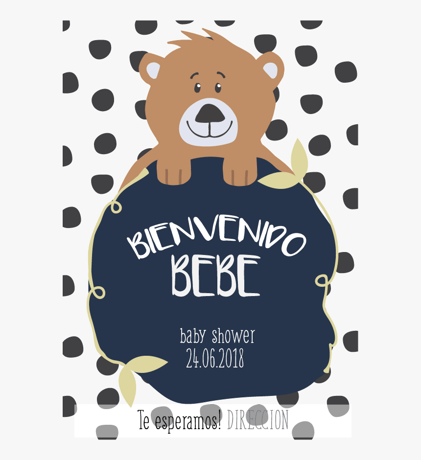 Invitación Teddy - Invitacion Baby Shower Oso, HD Png Download