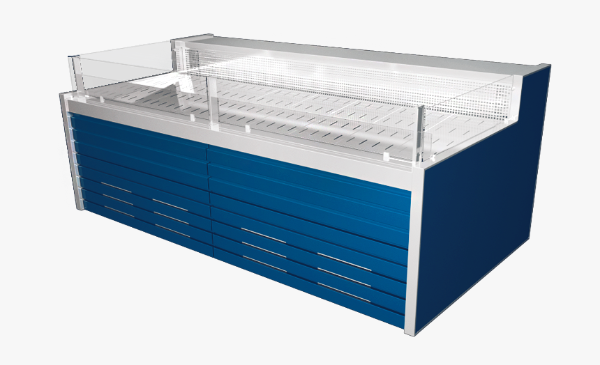 Refrigerated Display Case Savona Cube Fish On Ice - Cage, HD Png Download