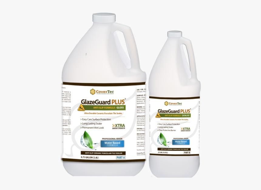 1 Gal Glazeguard Gloss Plus Kit2 - Chemical Cleaning The Emerald, HD Png Download