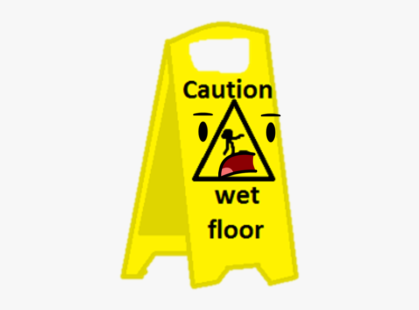 Wet Floor Sign Png - Sign, Transparent Png