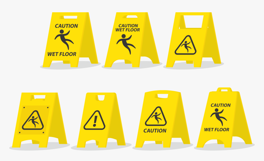 Caution Wet Floor Png - Warning Sign, Transparent Png