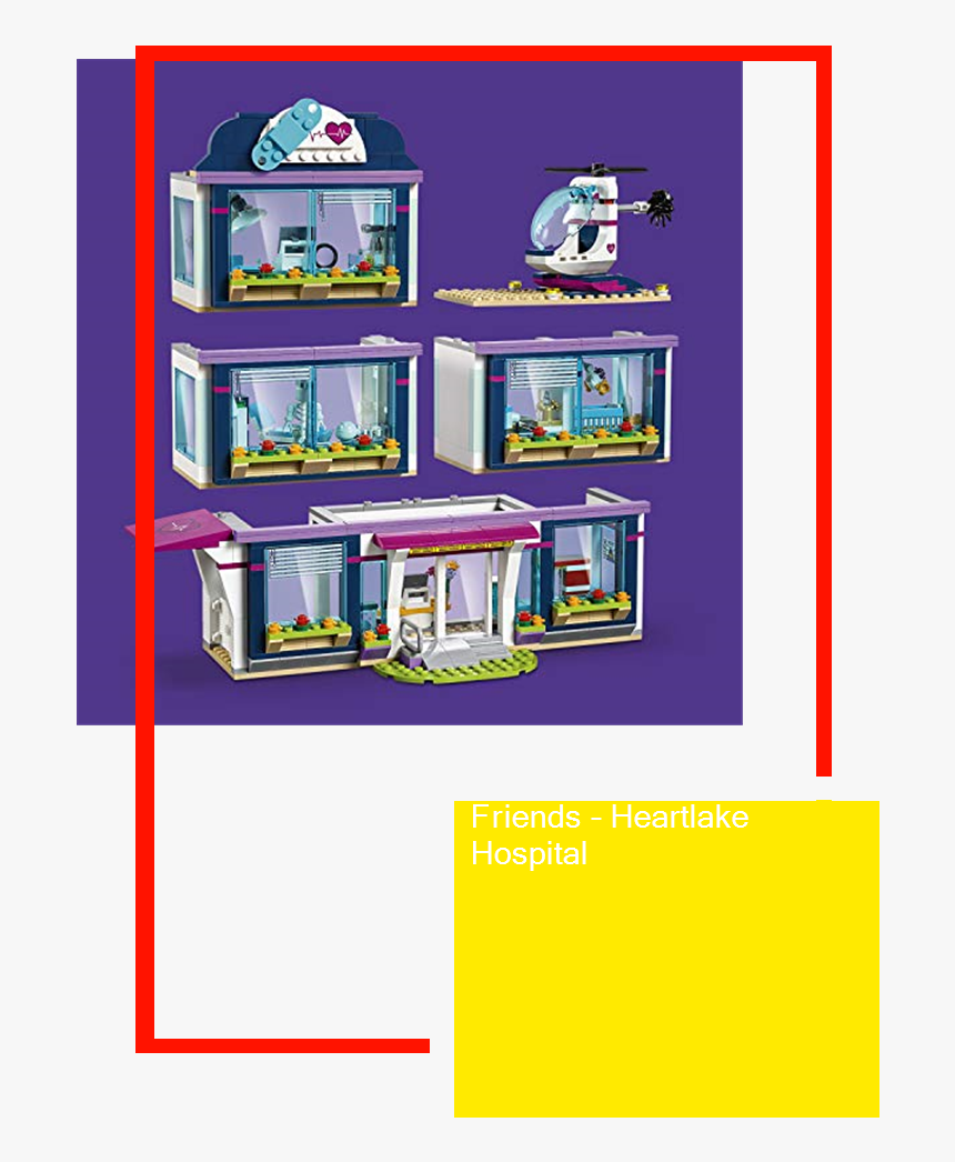 Lego 41318 Friends Heartlake Hospital, HD Png Download