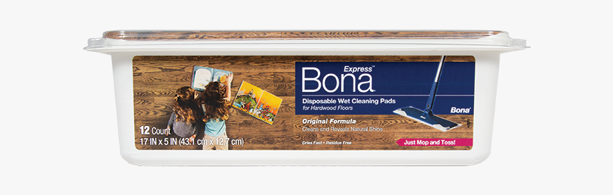 Bona Express Disposable Wet Cleaning Pads, HD Png Download