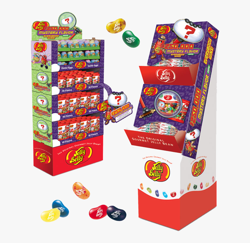 Jelly Belly Mystery Flavor Displays, HD Png Download