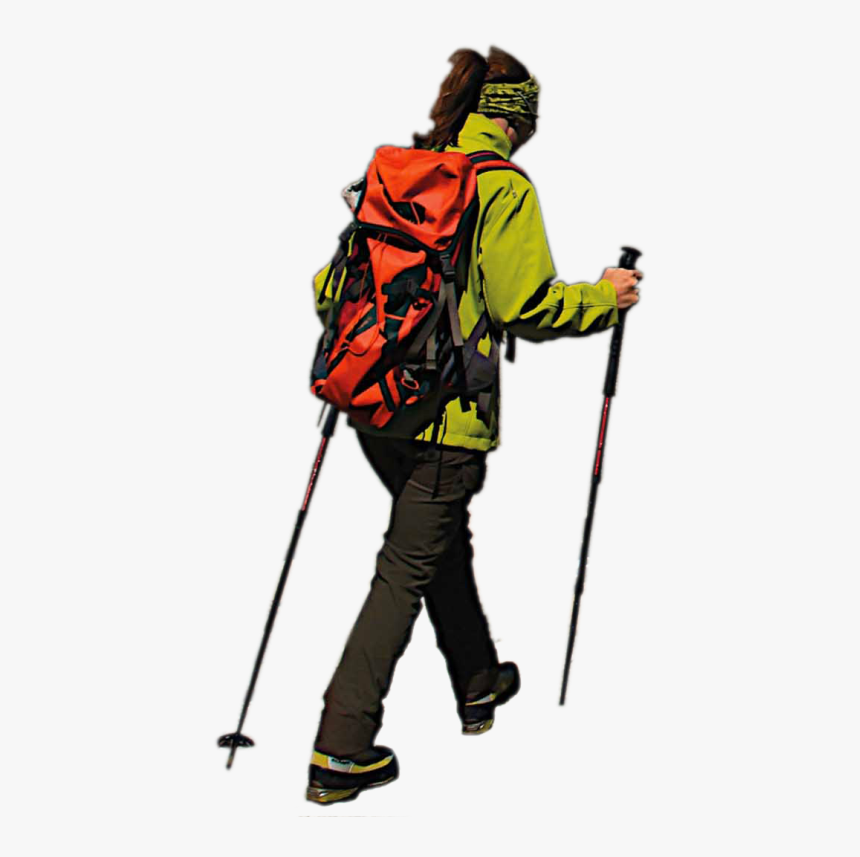 Senderismo Mujer - People Trekking Png, Transparent Png