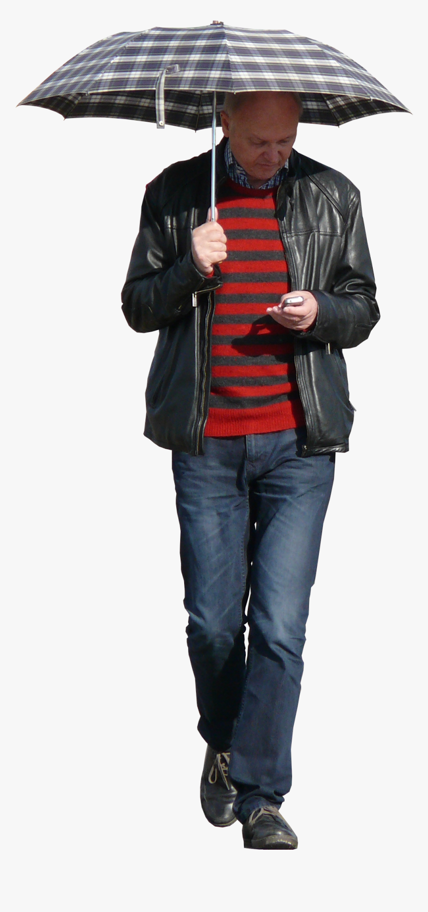 Paraguas Hombre - Hombre Paraguas Png, Transparent Png