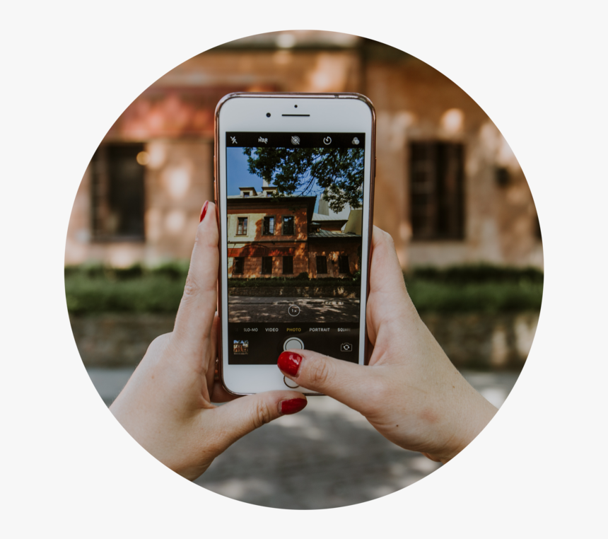 Yonomi Insurance Safety Smart Home - Person Taking Picture Of House, HD Png Download