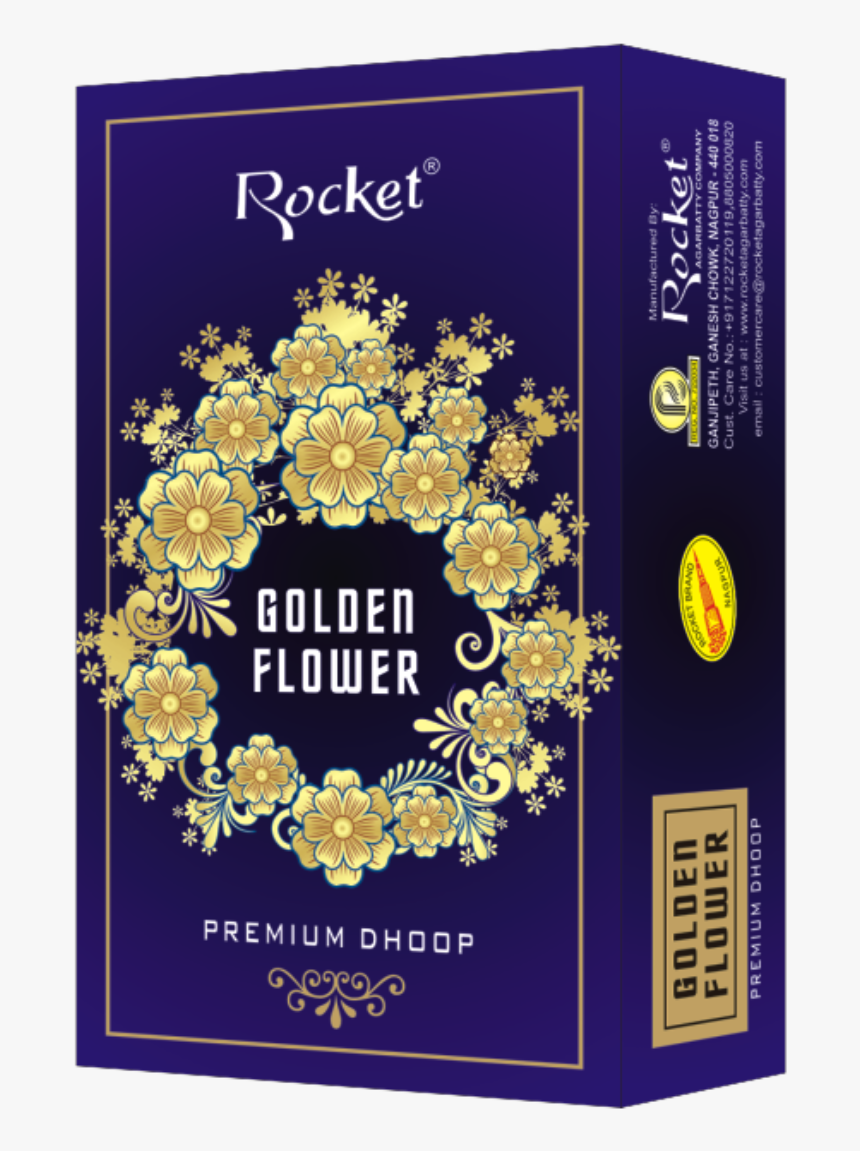 Goldenflower D Box - Flower, HD Png Download