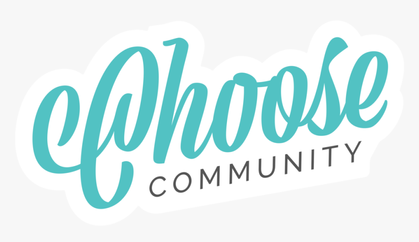 Choose Community Sticker Combo - Calligraphy, HD Png Download