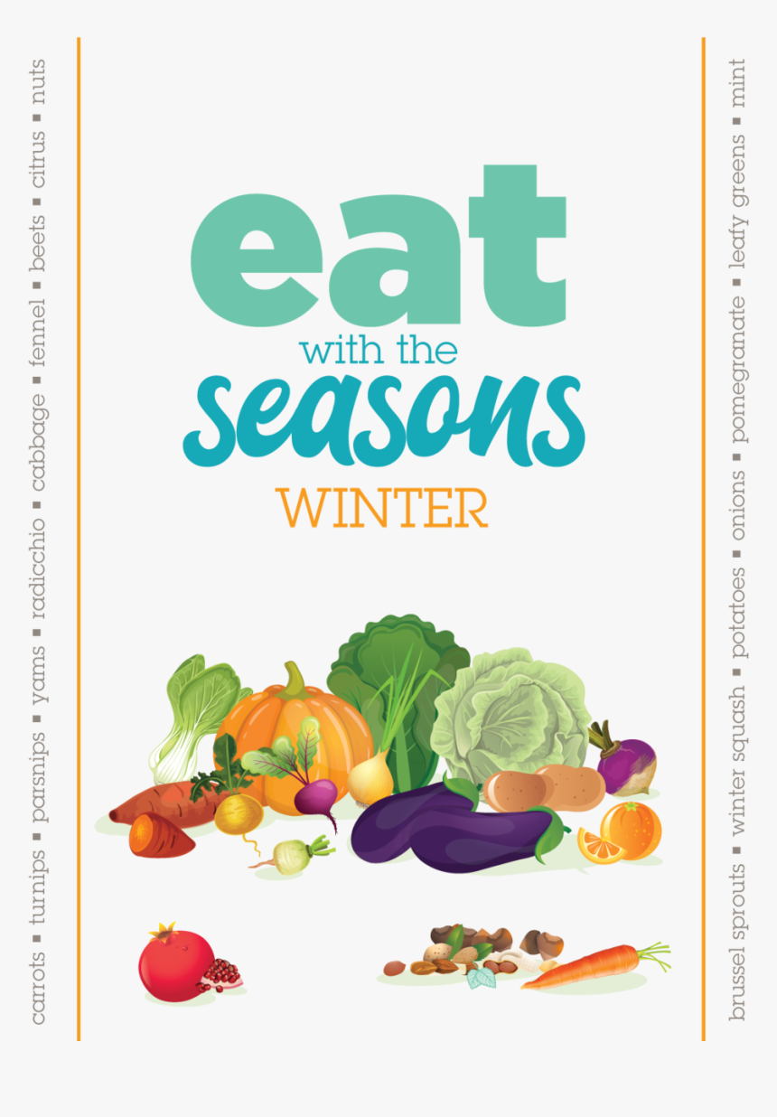 1 Eat With The Seasons Winter, HD Png Download