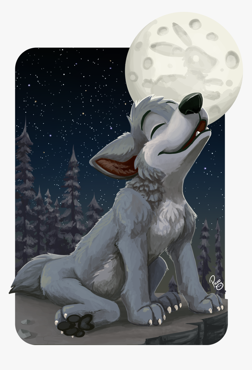 Wolf Awoo Furry, HD Png Download