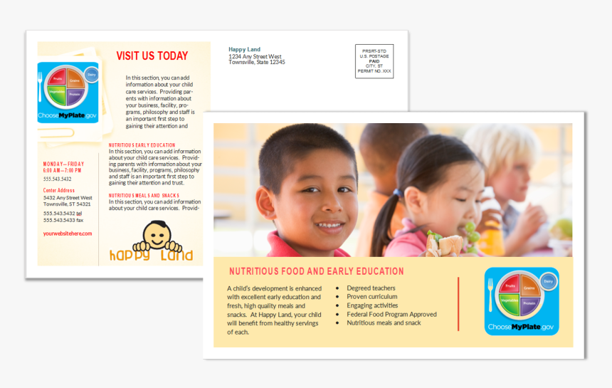 Child Care Business Cards, Child Care Folders, Child - Child, HD Png Download