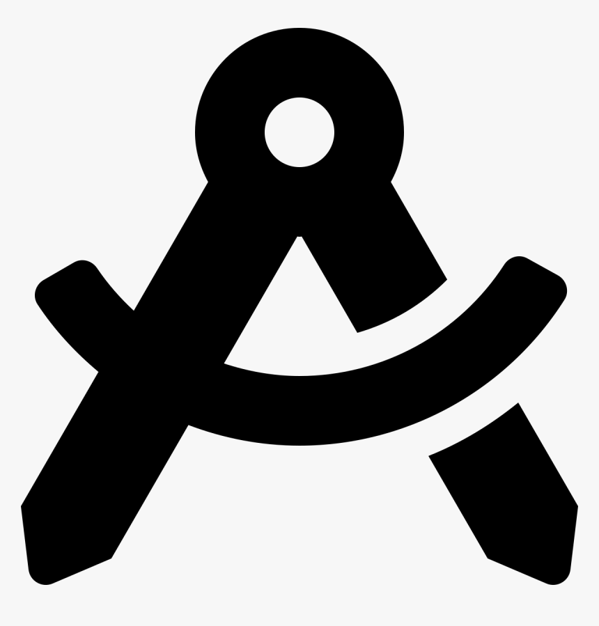 Font Awesome Drafting Compass, HD Png Download