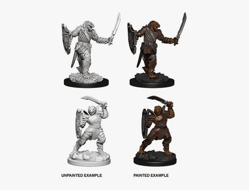 Nolzur's Marvelous Miniatures Dragonborn Paladin, HD Png Download