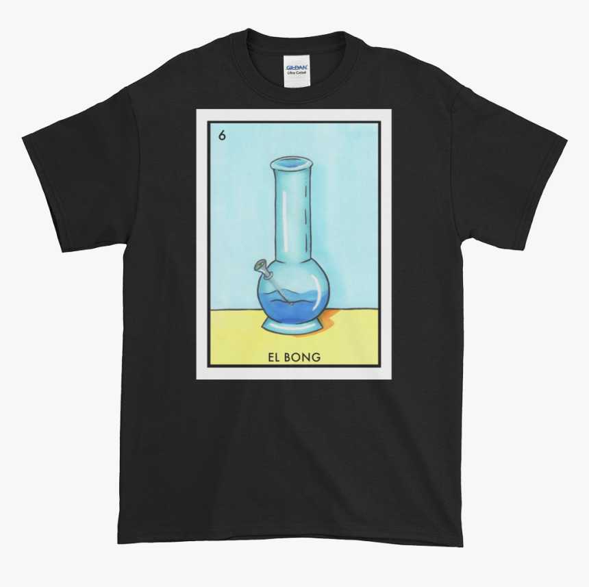 Mens Tshirt El Bong Mockup Front Flat Black - T-shirt, HD Png Download