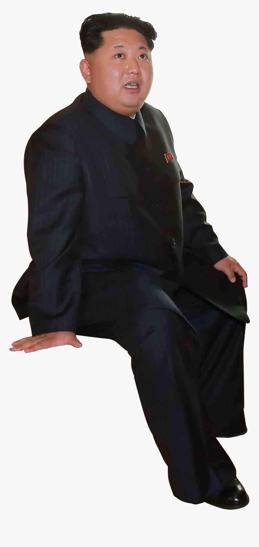 Kim Jong Un Sitting Transparent, HD Png Download