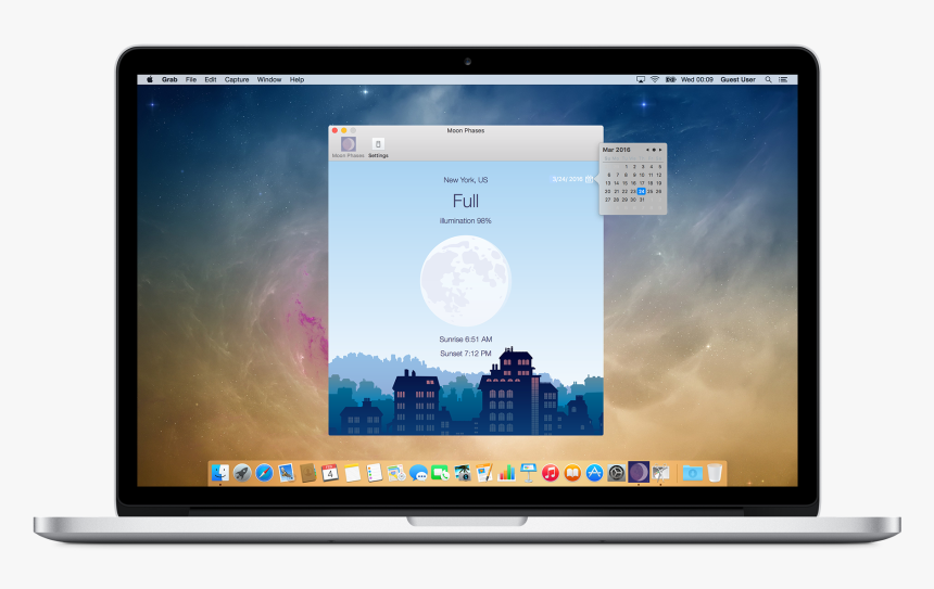 Transparent Phases Of The Moon Png - Led-backlit Lcd Display, Png Download