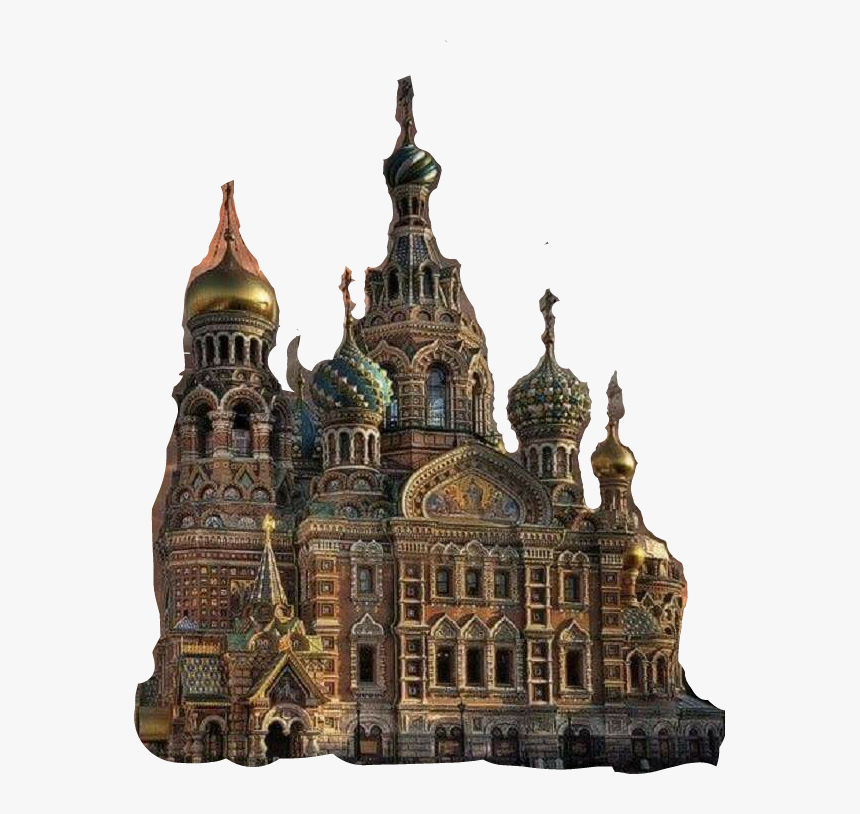 #russian #architecture #castle - Church Of The Savior On Blood, HD Png Download
