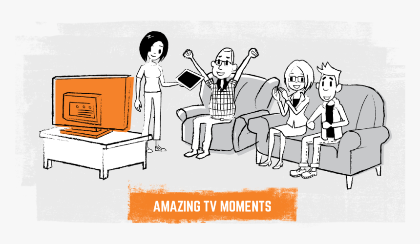 Amazing Tv Moments - Sofa Bed, HD Png Download