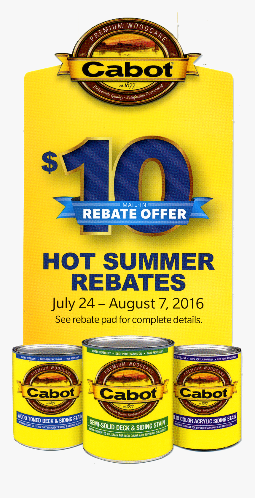 Cabot Stain, HD Png Download