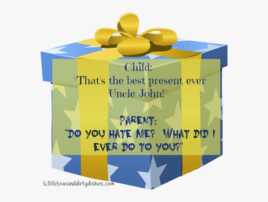 What Not To Buy Children - Clipart Gift, HD Png Download