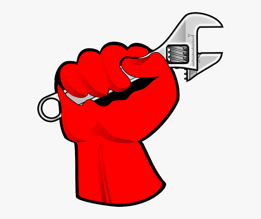 Hand, Child, Wrench, Free, Day, Fist, Labor, Worker - Wrench Icon, HD Png Download
