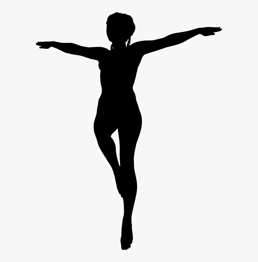 Dancing Lady - Dancing Woman Silhouette Png, Transparent Png