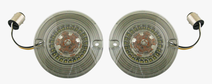 Custom Dynamics Amber/white Turn Signal Inserts 

 - Circle, HD Png Download