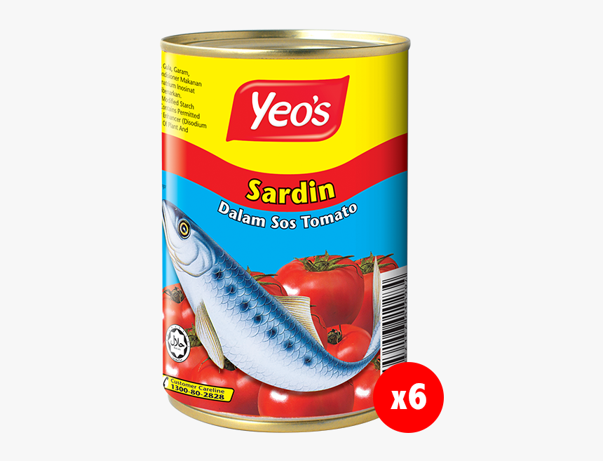Yeo's Sardines In Tomato Sauce, HD Png Download