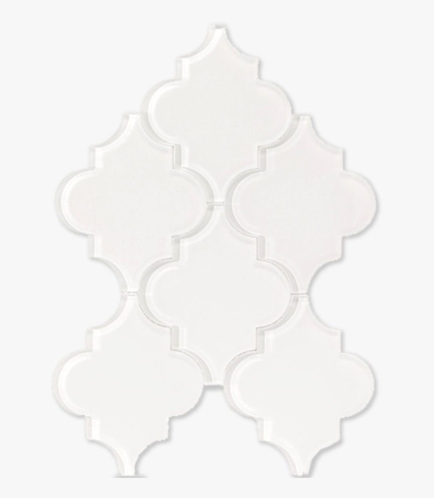 Arctic White Arabesque - Tile, HD Png Download