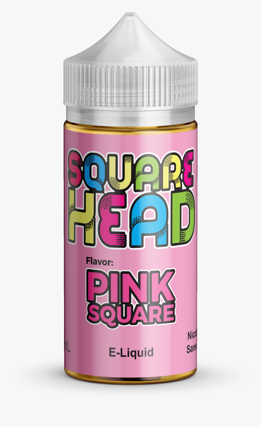 Square Head Pink Square 100ml - Baby Bottle, HD Png Download