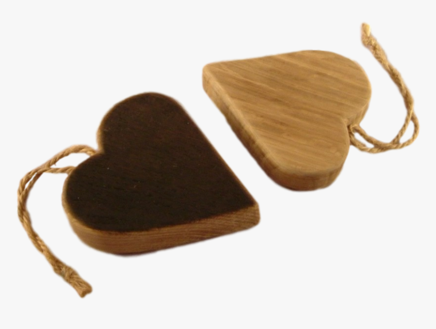 Scottish Oak Hanging Heart - Chocolate, HD Png Download