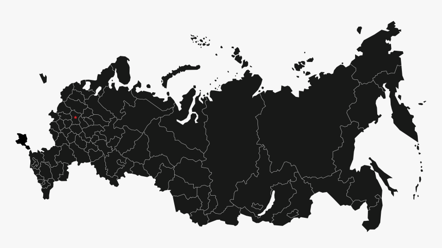 Russia Map, HD Png Download