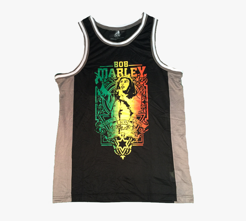 Bob Marley Frame Basketball Jersey - Active Tank, HD Png Download