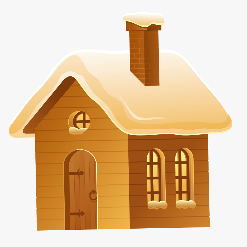 Winter Brown House Png Picture - House Cliparts Png, Transparent Png