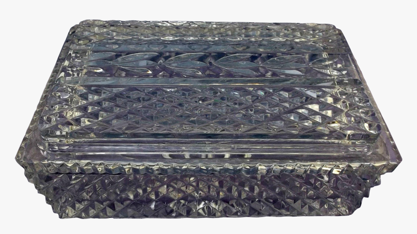Vintage Galway Irish Crystal Glass Box Trinkets Candy - Antique, HD Png Download