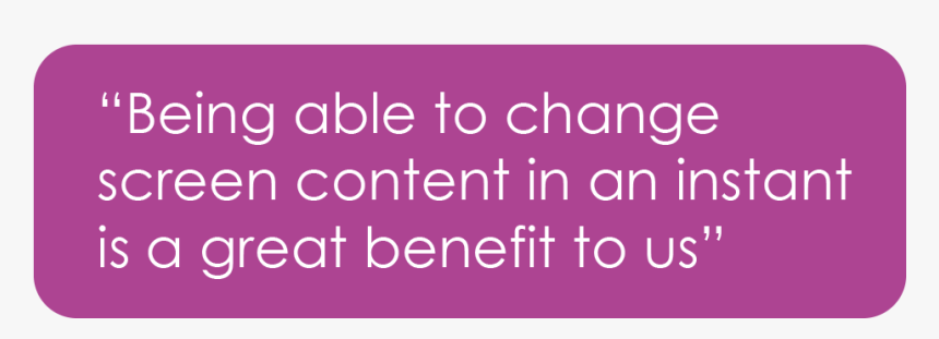 Purple Box With Text Saying Being Able To Change Screen - Parallel, HD Png Download