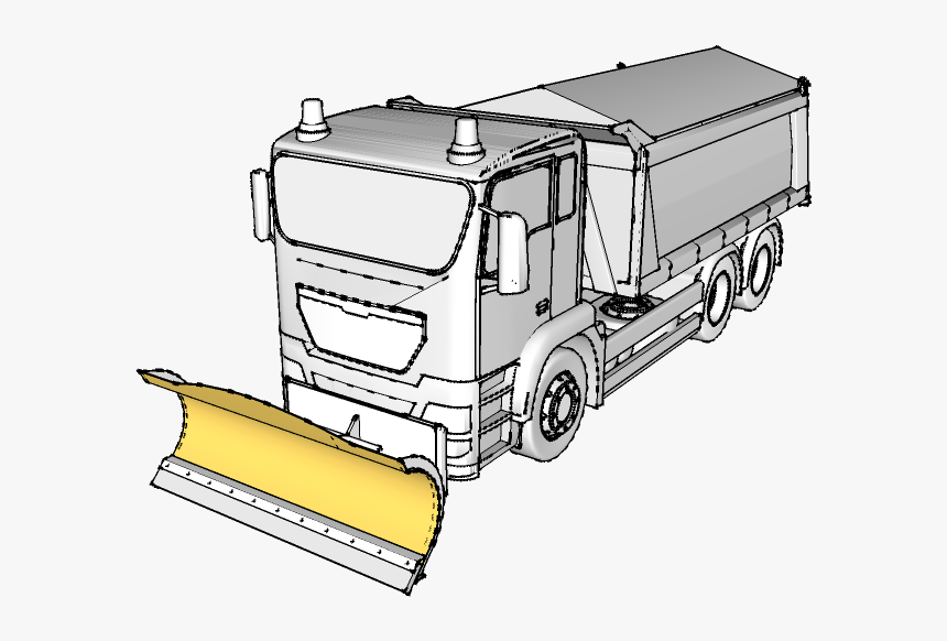 Snow Plow Blades In Hardox® Steel - Trailer Truck, HD Png Download