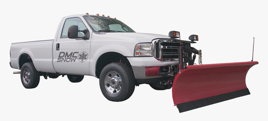 White Snow Plow Truck, HD Png Download