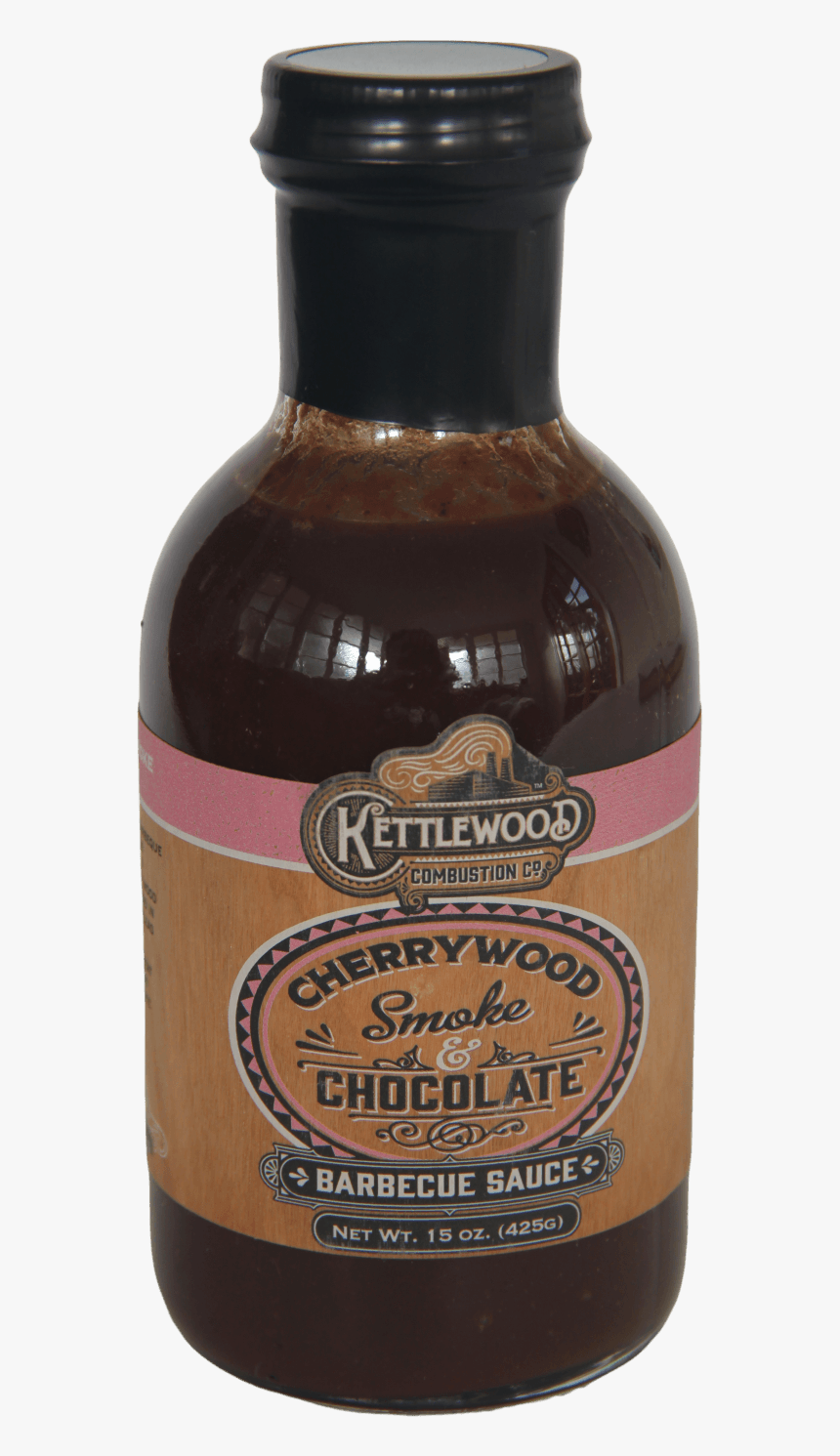 Kettlewood Cherrywood Smoke & Chocolate Bbq Sauce 425g - Glass Bottle, HD Png Download