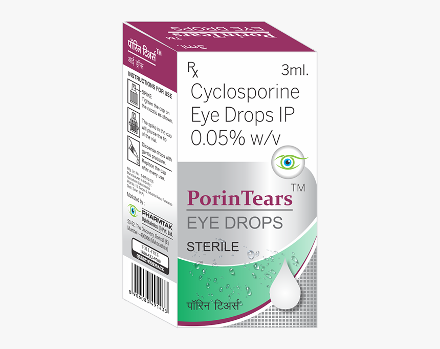 Top Tear Eye Drops, HD Png Download