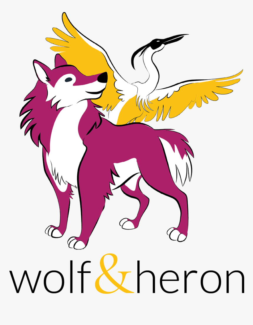 Logo Primary - Wolf And The Heron, HD Png Download