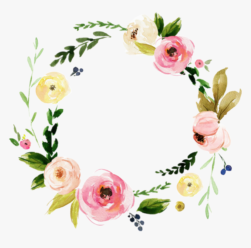 #watercolor #flowers #floral #wreath #pastel #png #laurel - 2019 Young Womens Theme, Transparent Png