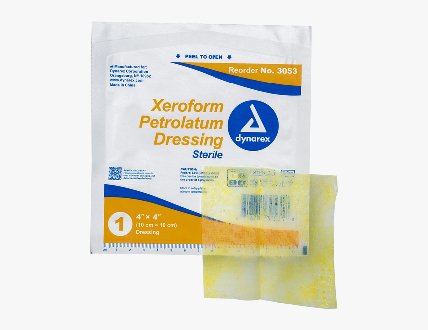 Xeroform Gauze Dressing - Xeroform Gauze, HD Png Download