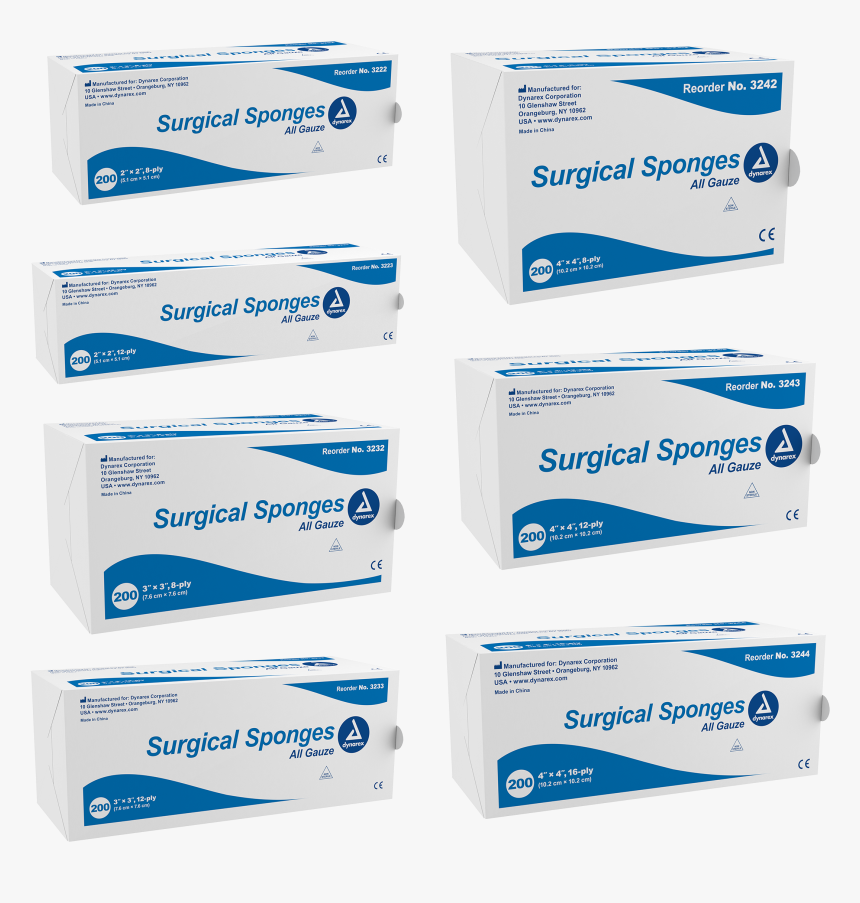 Surgical Gauze Sponge 2 X - Packaging And Labeling, HD Png Download