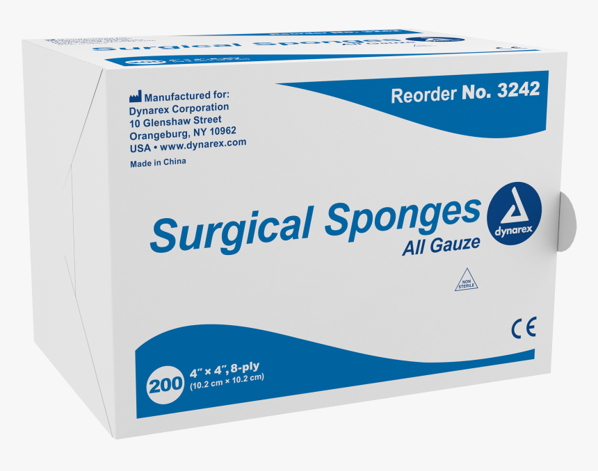 Surgical Gauze Sponge, 4 X - Stupid Things Faster With More, HD Png Download